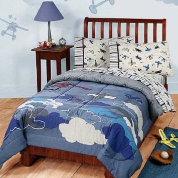 Cool Biplanes Bedding