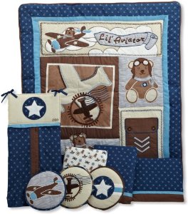 Aviator Crib Bedding Set