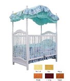 AFG Baby Furniture 6055N Canopy Crib - Natural