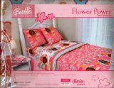 Barbie Twin Sheet Set ~ Flower Power