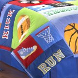 Game On Twin Size Bed Comforter by Olive Kids