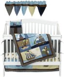 Nojo Ahoy Mate 6 Piece Crib Bedding Set