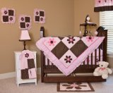 Nursery-To-Go Pam's Petals Bedding 10 Piece Crib Set