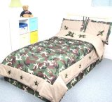 Camouflage Army Boy Twin Kids Childrens Bedding Set 4pcs