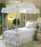 Twin Size White Fantasy Eyelet Canopy