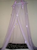 Twin / Crib size bed canopy, Purple color