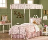 5 pc Full Size Canopy Bedding Bed in a Bag Set - Southern Textiles Delilah Cozy Kids
