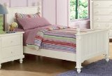 Home Elegance 875TW-1 WHITE TWIN BED