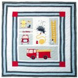 Fire Truck Quilt Queen 85 x 95 In