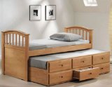 Modern San Marino Collection Full Size Bed/trundle W/dr