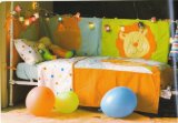 Crib Set. Circus Collection. Eiderdown and Bumper.