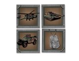 Camouflage Military Tank Tags Jeep Wall Art Stickers