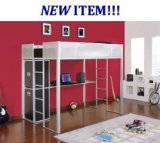 Rock & Roll Full Size Study Loft Bunk Bed - Powell 801-117