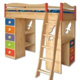 kids rocketship bed