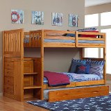 Honey Twin Twin Mission Bunk w/ Trundle