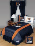 CHICAGO BEARS 6PC TWIN BEDDING SET, Comforter, 3pc Sheet Set, Pillow Sham, Bedskirt, New NFL Football Boys
