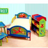 Sesame Street Elmo Theme Room in a Box Bed Toybox Table