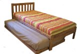 Santa Barbara Twin Trundle Bed Set - Toasted Pecan