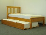 Bed Twin size with Trundle in Honey