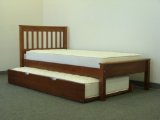 Bed Twin size with Trundle in Expresso