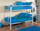 WHITE METAL TWIN SIZE BUNK BED TUBING & LADDER B7028W