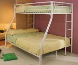 Bunk Bed - Twin / Full Size Bunk Bed in White - Coaster