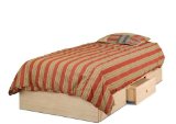 Alegria Natural Maple Twin Mates Bed